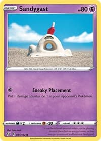 Sandygast - SWSH02: Rebel Clash - Pokemon card
