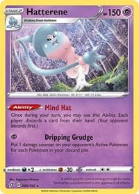 Hatterene - SWSH02: Rebel Clash - Pokemon card