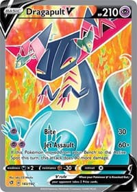 Dragapult V (Full Art) - SWSH02: Rebel Clash - Pokemon card