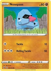 Nosepass - SWSH02: Rebel Clash - Pokemon card