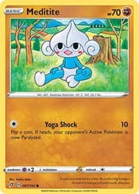 Meditite - SWSH02: Rebel Clash - Pokemon card
