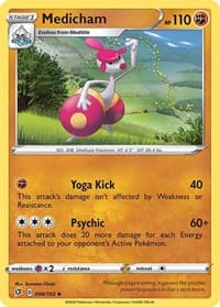 Medicham - SWSH02: Rebel Clash - Pokemon card