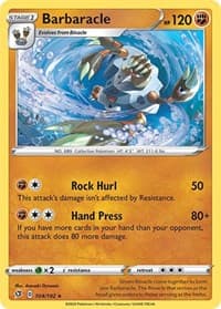 Barbaracle - SWSH02: Rebel Clash - Pokemon card
