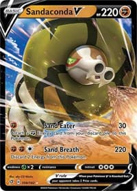 Sandaconda V - SWSH02: Rebel Clash - Pokemon card
