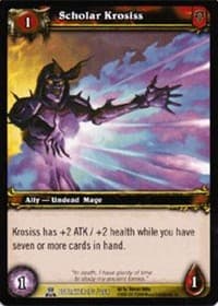 Scholar Krosiss - Servants of the Betrayer - WoW card
