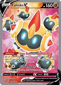 Falinks V (Full Art) - SWSH02: Rebel Clash - Pokemon card