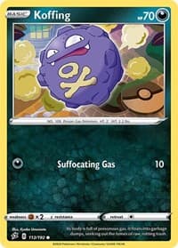 Koffing - SWSH02: Rebel Clash - Pokemon card