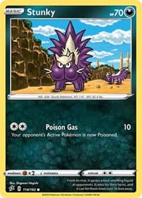 Stunky - SWSH02: Rebel Clash - Pokemon card