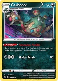 Garbodor - SWSH02: Rebel Clash - Pokemon card