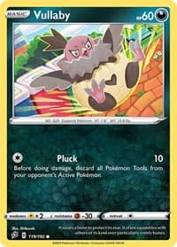 Vullaby - SWSH02: Rebel Clash - Pokemon card