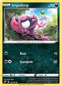 Impidimp - SWSH02: Rebel Clash - Pokemon card