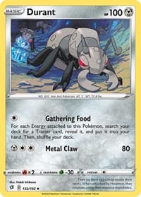 Durant - SWSH02: Rebel Clash - Pokemon card