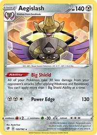 Aegislash - SWSH02: Rebel Clash - Pokemon card