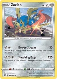 Zacian - SWSH02: Rebel Clash - Pokemon card