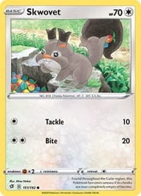 Skwovet - SWSH02: Rebel Clash - Pokemon card