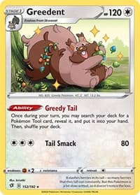Greedent - SWSH02: Rebel Clash - Pokemon card