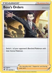 Boss's Orders - SWSH02: Rebel Clash - Pokemon card