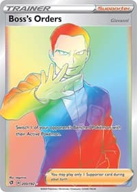Boss's Orders (Secret) - SWSH02: Rebel Clash - Pokemon card