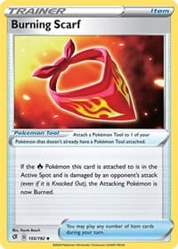 Burning Scarf - SWSH02: Rebel Clash - Pokemon card