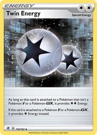 Twin Energy - SWSH02: Rebel Clash - Pokemon card