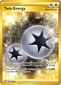 Twin Energy (Secret) - SWSH02: Rebel Clash - Pokemon card