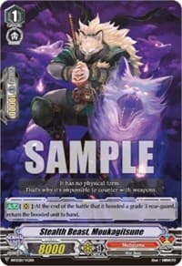 Stealth Beasts, Moukagitsune - Bushiroad Event Cards - Cardfight Vanguard card