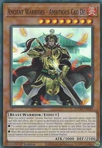 Ancient Warriors - Ambitious Cao De - Eternity Code - YuGiOh card