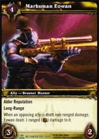 Marksman Eowan - Servants of the Betrayer - WoW card