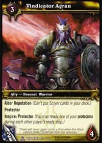 Vindicator Agran - Servants of the Betrayer - WoW card