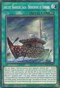 Ancient Warriors Saga - Borrowing of Arrows - Eternity Code - YuGiOh card
