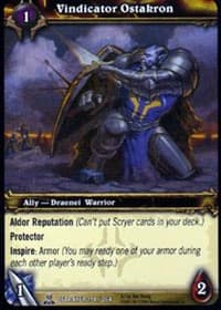 Vindicator Ostakron - Servants of the Betrayer - WoW card