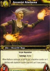Arcanist Alathana - Servants of the Betrayer - WoW card