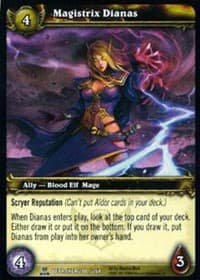 Magistrix Dianas - Servants of the Betrayer - WoW card
