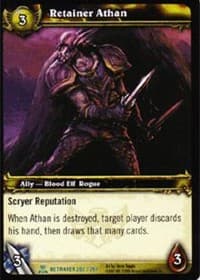 Retainer Athan - Servants of the Betrayer - WoW card