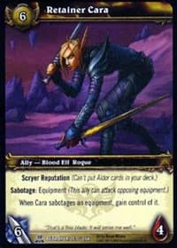 Retainer Cara - Servants of the Betrayer - WoW card