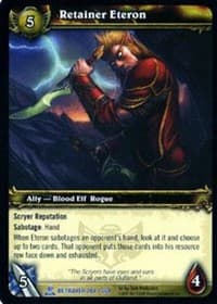 Retainer Eteron - Servants of the Betrayer - WoW card