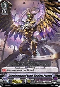 Interdimensional Beast, Metallica Phoenix (RRR Foil) - V-TD10: Chronojet - Cardfight Vanguard card