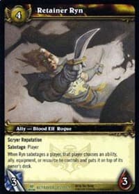 Retainer Ryn - Servants of the Betrayer - WoW card