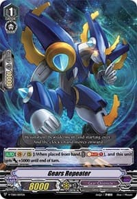 Gears Repeater (RRR Foil) - V-TD10: Chronojet - Cardfight Vanguard card