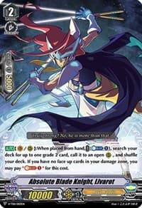 Absolute Blade Knight, Livarot (RRR Foil) - V-TD11: Altmile - Cardfight Vanguard card