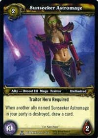 Sunseeker Astromage - Servants of the Betrayer - WoW card