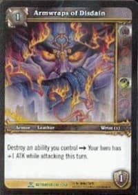 Armwraps of Disdain - Servants of the Betrayer - WoW card