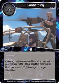 Bombarding - Ghost in the Shell SAC_2045 Starter Deck - Force of Will card