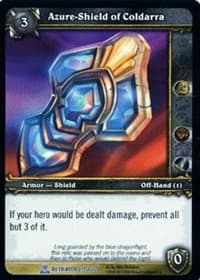 Azure-Shield of Coldarra - Servants of the Betrayer - WoW card