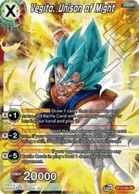 Vegito, Unison of Might - Rise of the Unison Warrior - Dragon Ball Super: Masters card