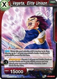 Vegeta, Elite Unison - Rise of the Unison Warrior - Dragon Ball Super: Masters card