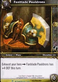 Fanblade Pauldrons - Servants of the Betrayer - WoW card