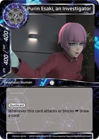 Purin Esaki, an Investigator - Ghost in the Shell SAC_2045 - Force of Will card