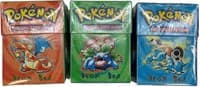 Blastoise // Charizard // Venusaur Deck Boxes - Set of 3 (1999) - Ultra Pro Deck Boxes - Deck Boxes card