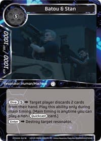 Batou & Stan - Ghost in the Shell SAC_2045 - Force of Will card